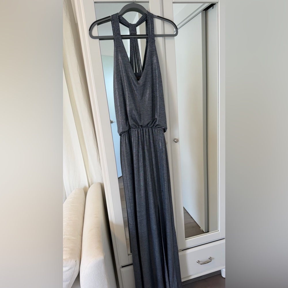 Ella Moss Twilight Maxi Dress in Silver